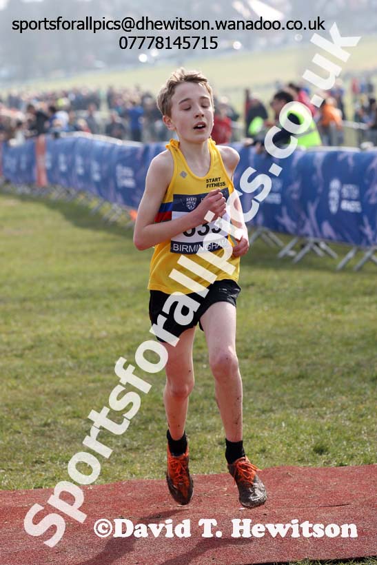 Boys under-13s 2016 Inter Counties Cross Country Champs. and Cross Challenge Final, Cofton Park, Birmingham. Photo: David T. Hewitson/Sports for All Pics